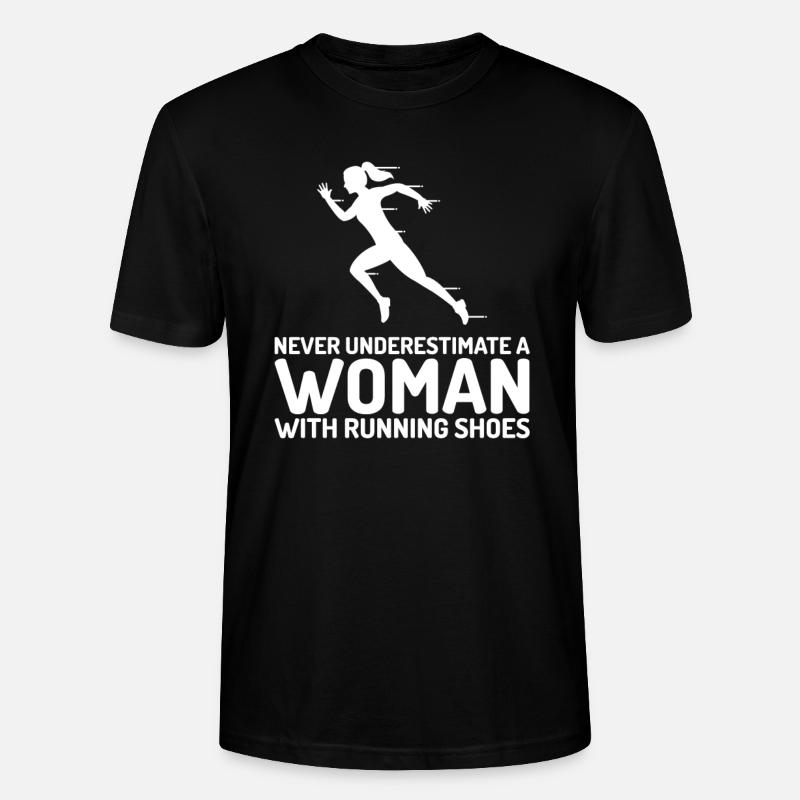 Jogging Courir Coureur Marathon - T-shirt bio CRAFTER Stanley Stella Unisexe - noir