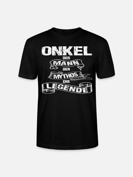 Onkel - Stanley/Stella Unisex Bio-T-Shirt CRAFTER - Schwarz