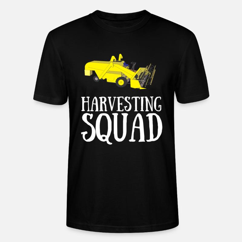 Farming Combine Harvester Driver Agriculture - Stanley/Stella Unisex Bio-T-Shirt CRAFTER - Schwarz