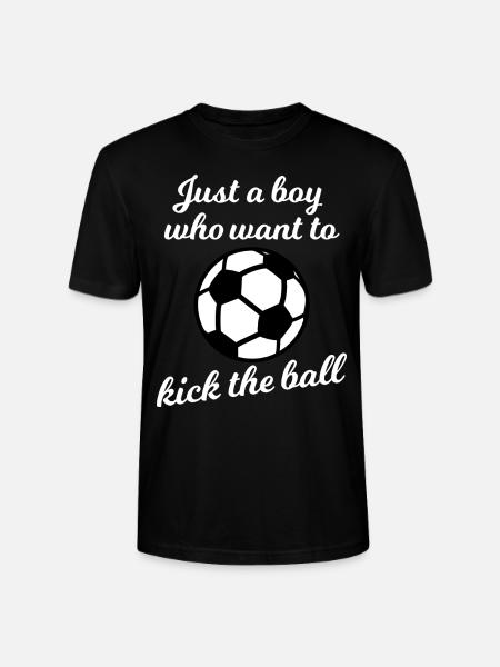 Footballeur - T-shirt bio CRAFTER Stanley Stella Unisexe - noir