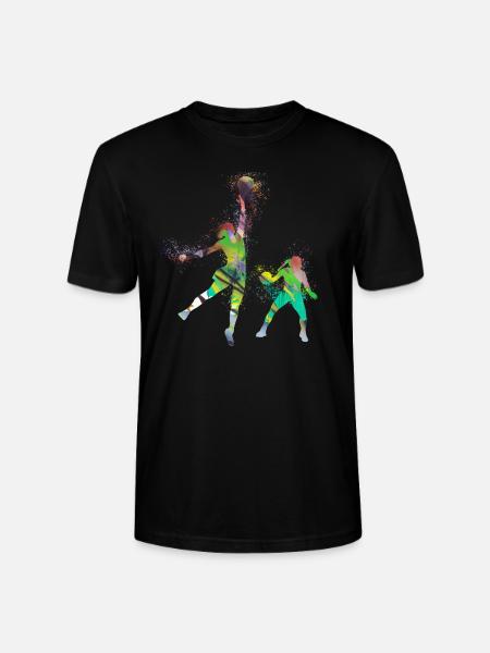 basketballerin,basketball,Graffiti - Stanley/Stella Unisex Bio-T-Shirt CRAFTER - Schwarz