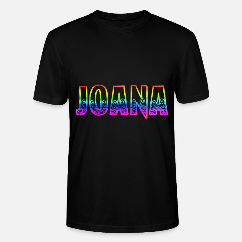 joana rs regenbogen - Stanley/Stella Unisex Bio-T-Shirt CRAFTER - Schwarz