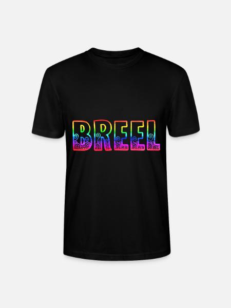 breel rs rainbow - Stanley/Stella CRAFTER Unisex Organic T-Shirt - black