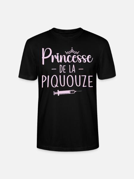 Princesse De La Piquouze - T-shirt bio CRAFTER Stanley Stella Unisexe - noir