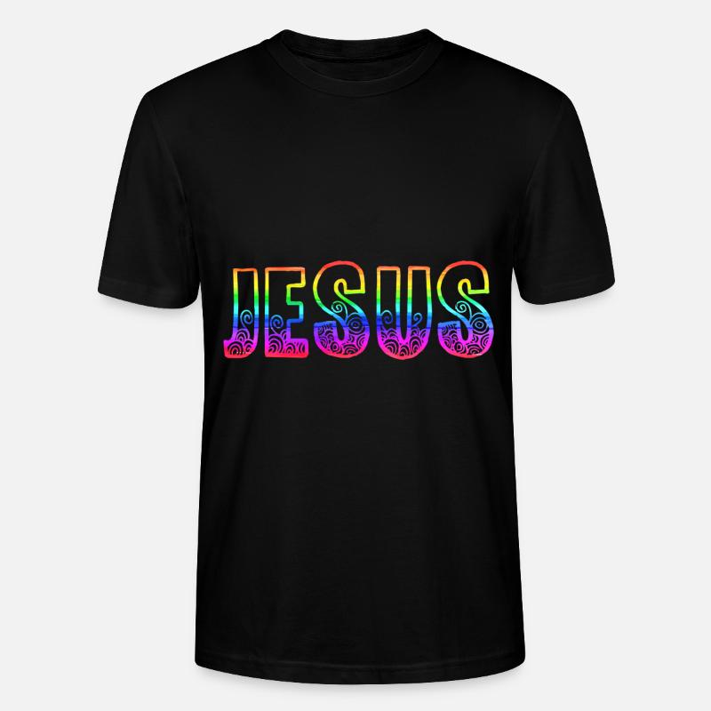 L’arc-en-ciel de Jésus - T-shirt bio CRAFTER Stanley Stella Unisexe - noir