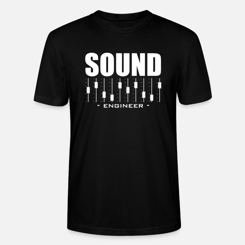 Sound Engineer Tontechniker Geschenk - Stanley/Stella Unisex Bio-T-Shirt CRAFTER - Schwarz