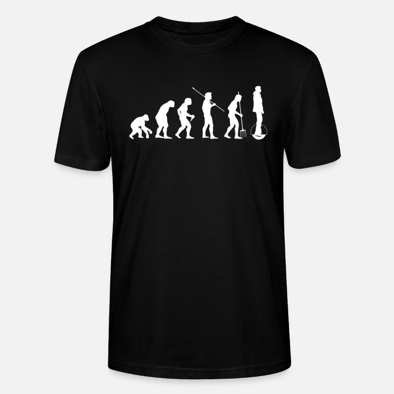 Evolution Elektrisches Einrad Solowheel - Stanley/Stella Unisex Bio-T-Shirt CRAFTER - Schwarz