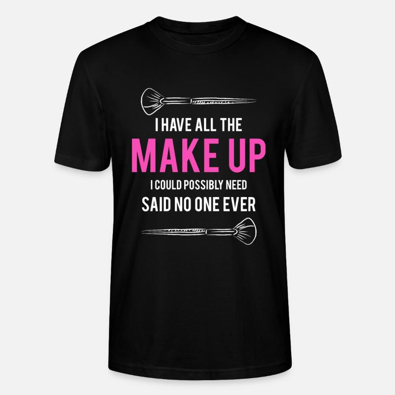 Makeup Geschenk Artist Shirt - Stanley/Stella Unisex Bio-T-Shirt CRAFTER - Schwarz