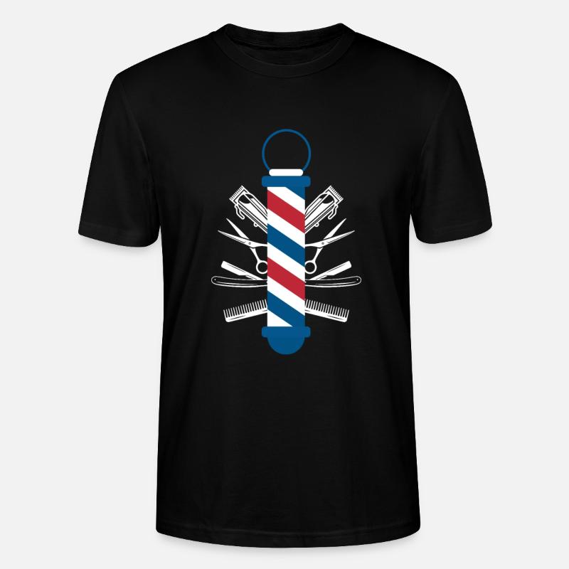 Barber Shirt Geschenk - Stanley/Stella Unisex Bio-T-Shirt CRAFTER - Schwarz