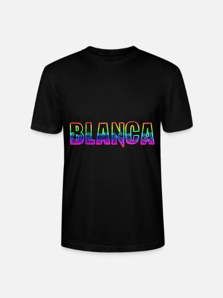 blanca rs regenbogen - Stanley/Stella Unisex Bio-T-Shirt CRAFTER - Schwarz
