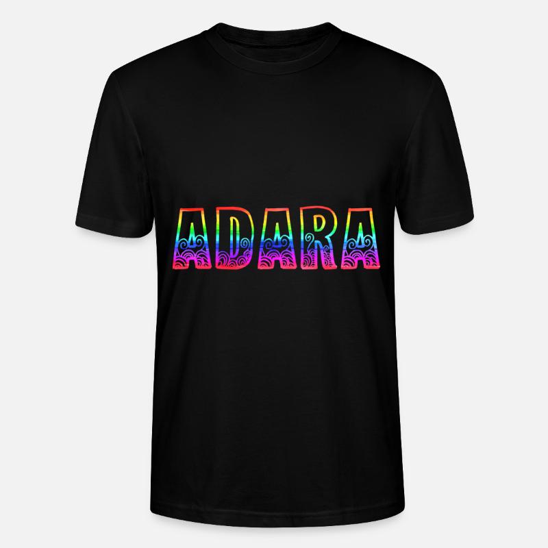 adara rs rainbow - Stanley/Stella CRAFTER Unisex Organic T-Shirt - black