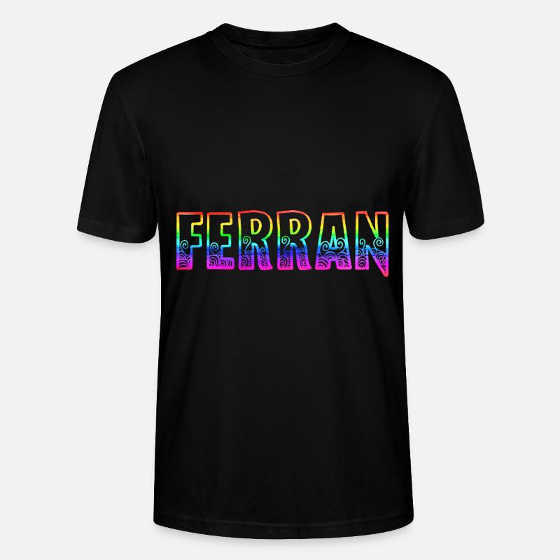 Ferran RS Rainbow - Stanley/Stella CRAFTER Unisex Organic T-Shirt - black