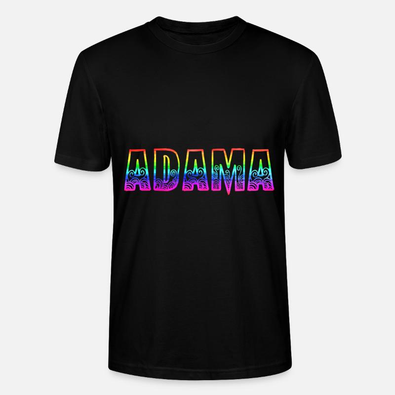 adama rs regenbogen - Stanley/Stella Unisex Bio-T-Shirt CRAFTER - Schwarz