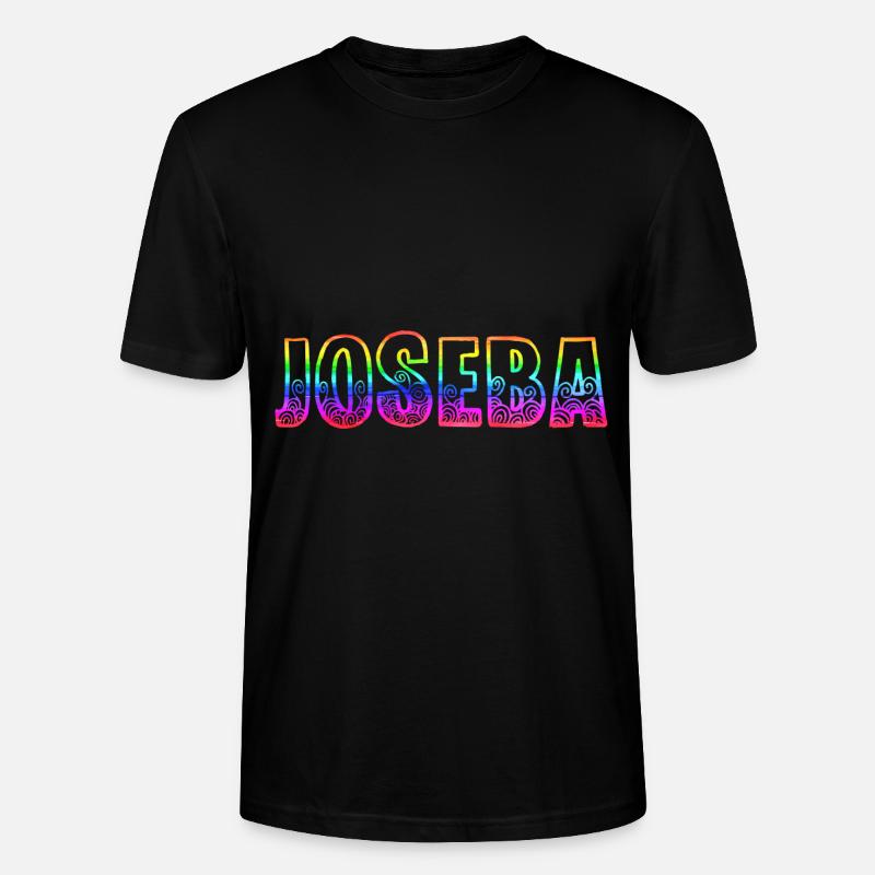 Joseba RS Arc-en-ciel - T-shirt bio CRAFTER Stanley Stella Unisexe - noir
