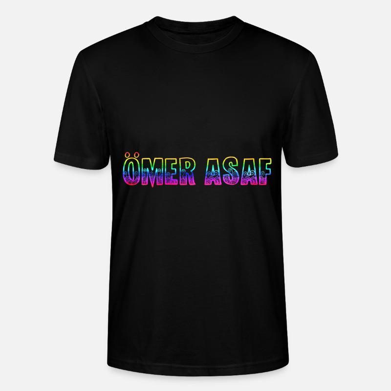 Ömer ASAF RS Rainbow - T-shirt bio CRAFTER Stanley Stella Unisexe - noir