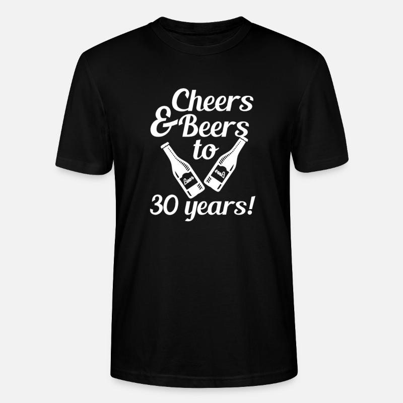 30e anniversaire - T-shirt bio CRAFTER Stanley Stella Unisexe - noir