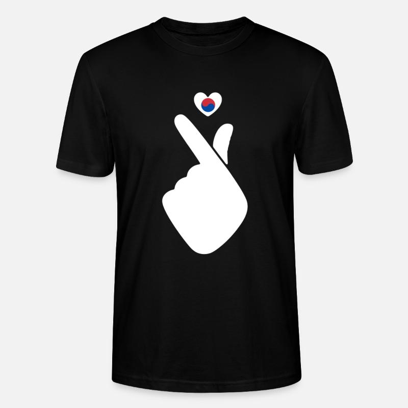 Corée du Sud - T-shirt bio CRAFTER Stanley Stella Unisexe - noir