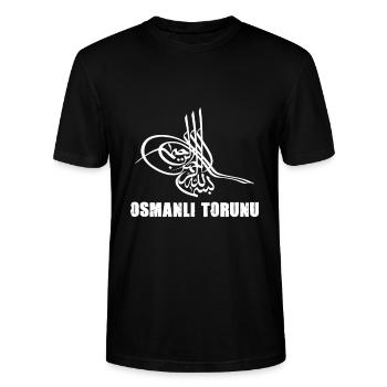 Osmanli Torunu Tugra Ottoman Osmanisches Reich - Stanley/Stella Unisex Bio-T-Shirt CRAFTER - Schwarz - Vorne - Alina (178cm) & Michal (187cm)
