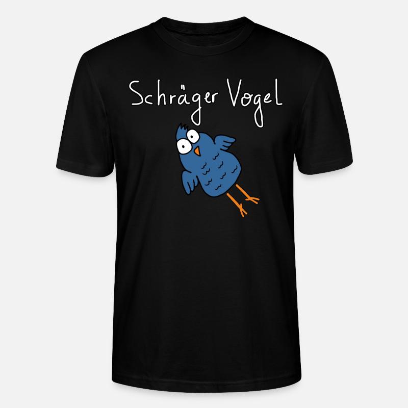 Schräger Vogel - Stanley/Stella Unisex Bio-T-Shirt CRAFTER - Schwarz