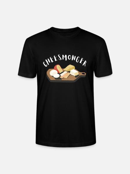 Cheesemonger Cheese Maker Gouda Lover - Stanley/Stella Unisex Bio-T-Shirt CRAFTER - Schwarz