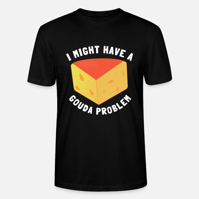 Fromager Fromager Gouda Lover - T-shirt bio CRAFTER Stanley Stella Unisexe - noir