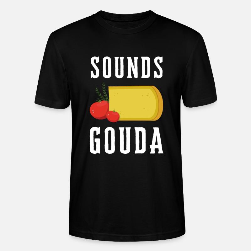 Cheesemonger Cheese Maker Gouda Lover - Stanley/Stella Unisex Bio-T-Shirt CRAFTER - Schwarz