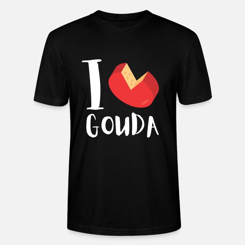 Cheesemonger Cheese Maker Gouda Lover - Stanley/Stella Unisex Bio-T-Shirt CRAFTER - Schwarz