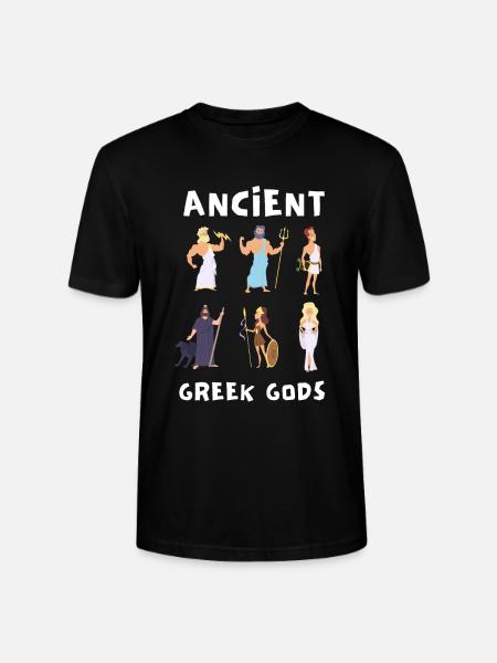 Greek Mythology Gods Ancient Greece - Stanley/Stella CRAFTER Unisex Organic T-Shirt - black