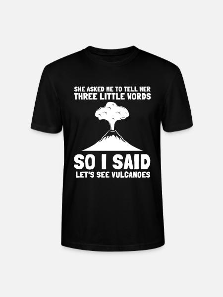 Volcanologists Geologist Magma Volcano - Stanley/Stella Unisex Bio-T-Shirt CRAFTER - Schwarz