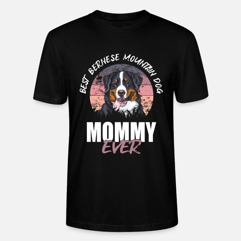 Bouvier bernois - T-shirt bio CRAFTER Stanley Stella Unisexe - noir