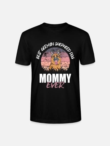 German Shepherd - Stanley/Stella CRAFTER Unisex Organic T-Shirt - black