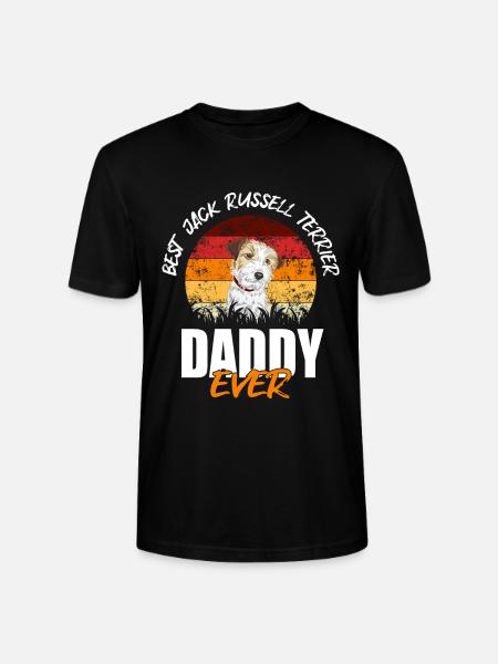 Jack Russell Terrier - Stanley/Stella CRAFTER Unisex Organic T-Shirt - black