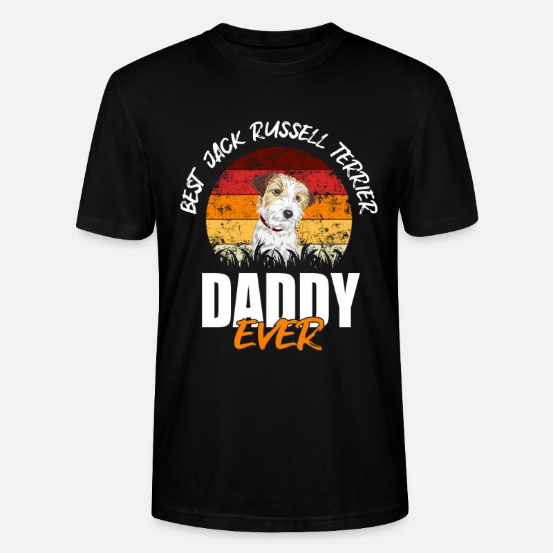 Jack Russell Terrier - Stanley/Stella Unisex Bio-T-Shirt CRAFTER - Schwarz
