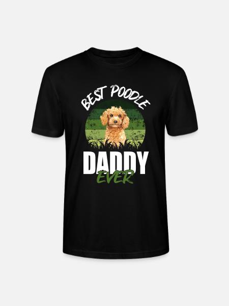 Poodle - Stanley/Stella CRAFTER Unisex Organic T-Shirt - black