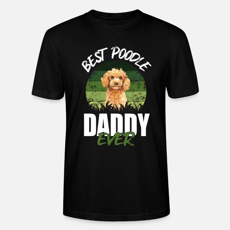 Caniche - T-shirt bio CRAFTER Stanley Stella Unisexe - noir