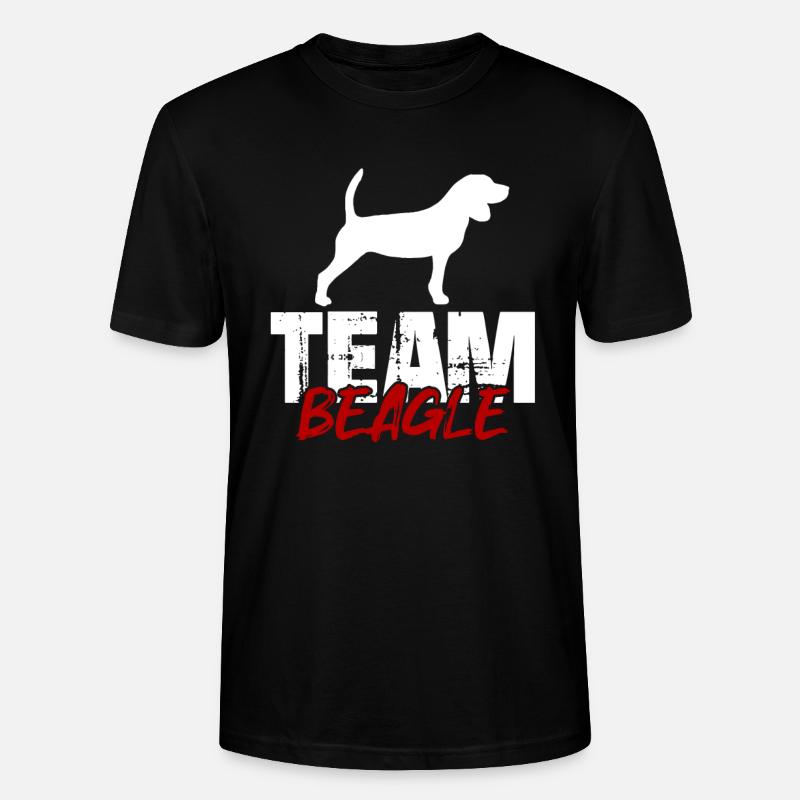 Team Beagle - Stanley/Stella Unisex Bio-T-Shirt CRAFTER - Schwarz
