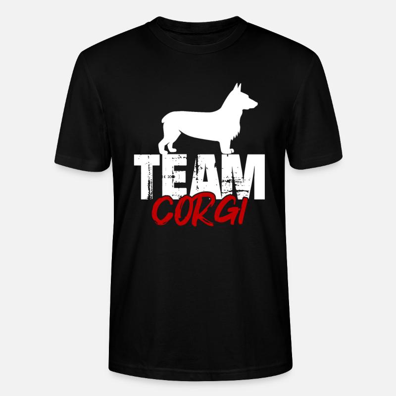 Team Corgi - Stanley/Stella Unisex Bio-T-Shirt CRAFTER - Schwarz