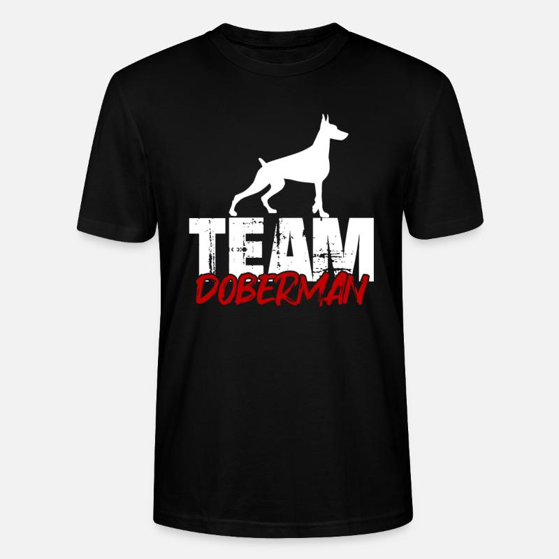 Équipe Dobermann - T-shirt bio CRAFTER Stanley Stella Unisexe - noir