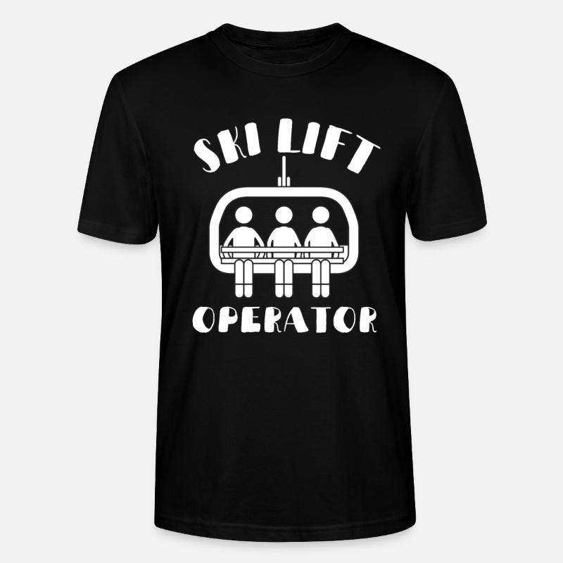Soulevez-vous même Bro Ski - T-shirt bio CRAFTER Stanley Stella Unisexe - noir