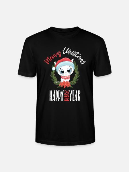 Pyjamas Noël - T-shirt bio CRAFTER Stanley Stella Unisexe - noir