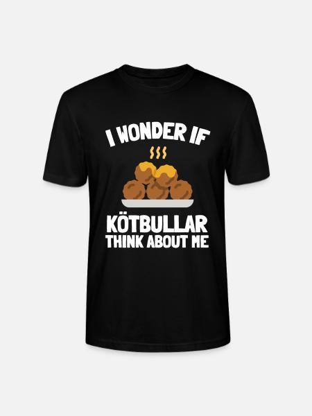 Sverige Svenske Frikadeller Mer Kötbullar - Stanley Stella CRAFTER unisex økologisk-T-shirt - sort
