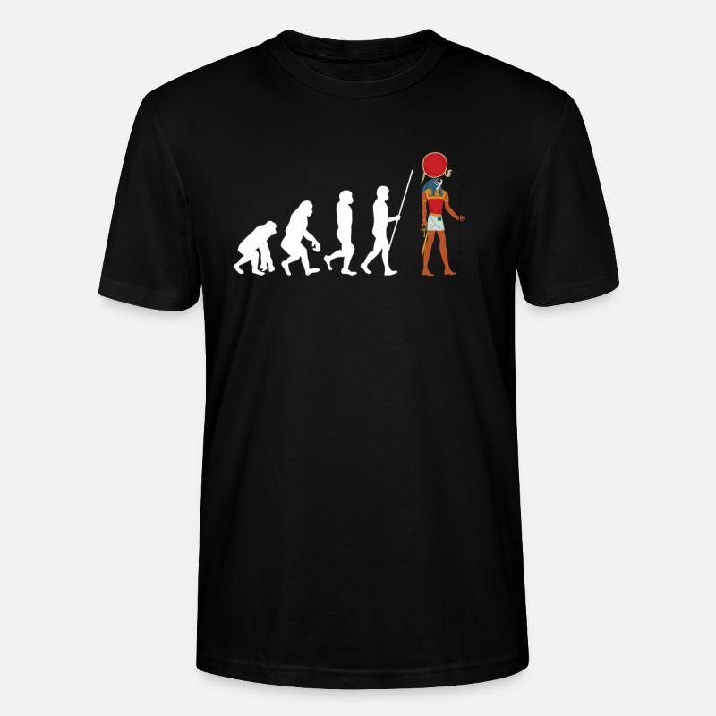 Hiéroglyphes égyptologue, Égypte ancienne - T-shirt bio CRAFTER Stanley Stella Unisexe - noir