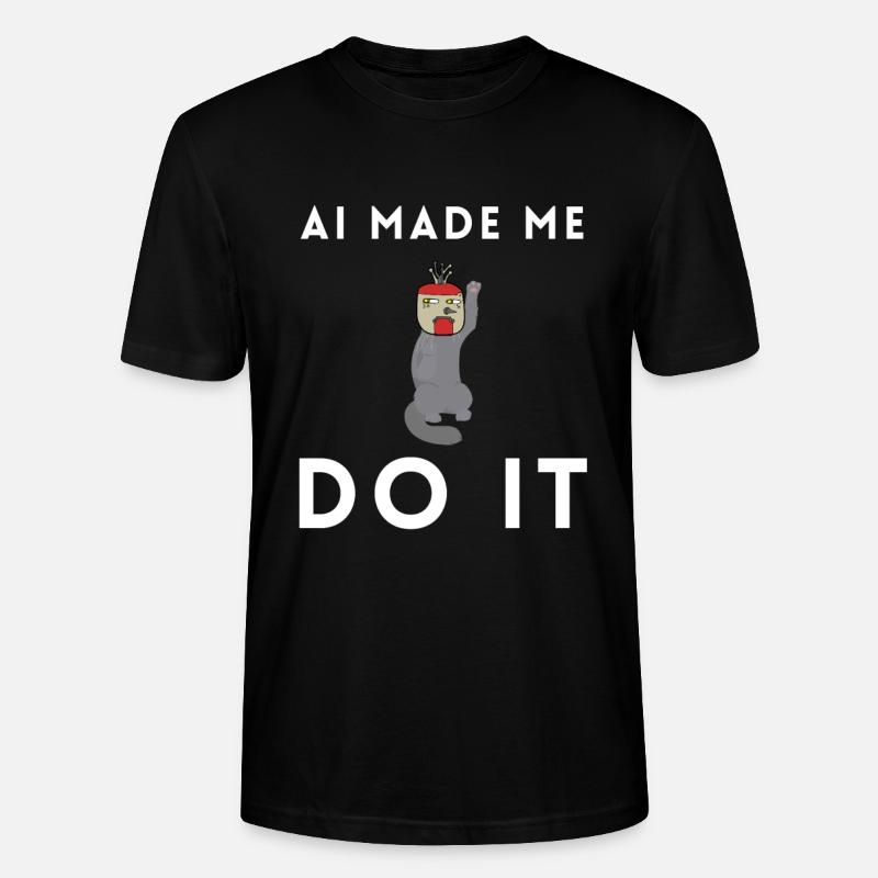 Intelligence artificielle Ai Chat - T-shirt bio CRAFTER Stanley Stella Unisexe - noir