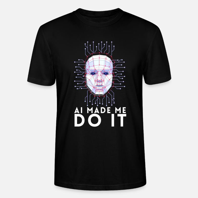 Intelligence artificielle Ai Chat - T-shirt bio CRAFTER Stanley Stella Unisexe - noir