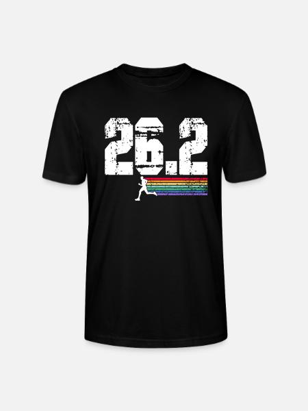 Run 26.2 mile marathon challenge - Stanley/Stella CRAFTER Unisex Organic T-Shirt - black