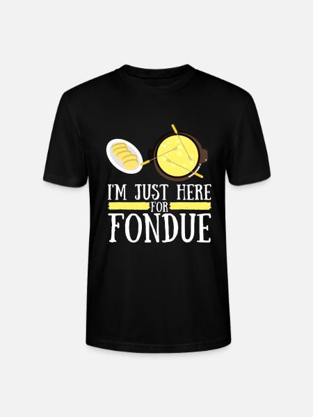 Swiss Cheese Fondue - Stanley/Stella Unisex Bio-T-Shirt CRAFTER - Schwarz