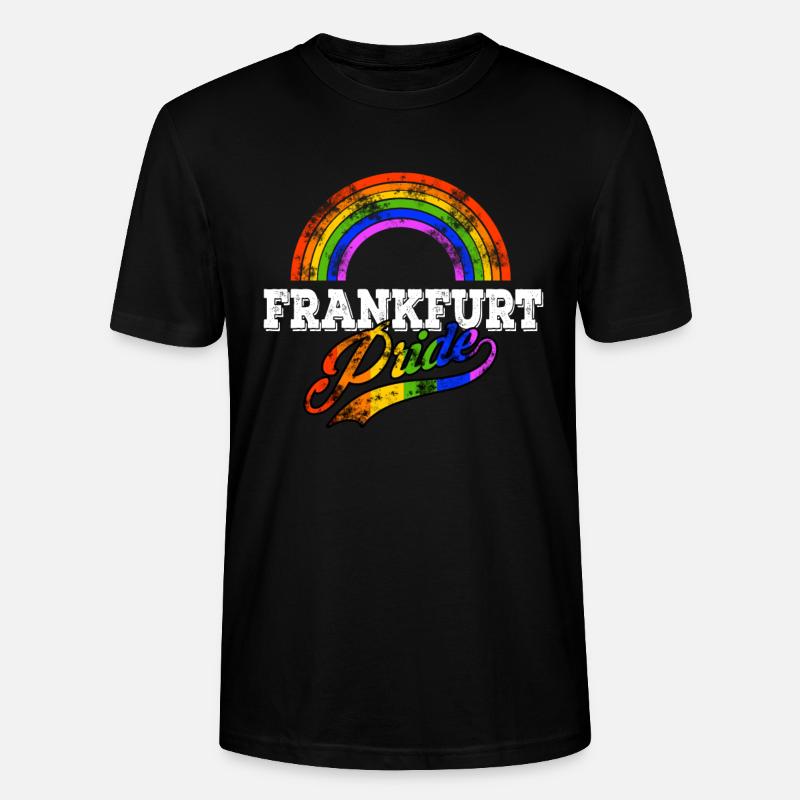 Pride Francfort - T-shirt bio CRAFTER Stanley Stella Unisexe - noir