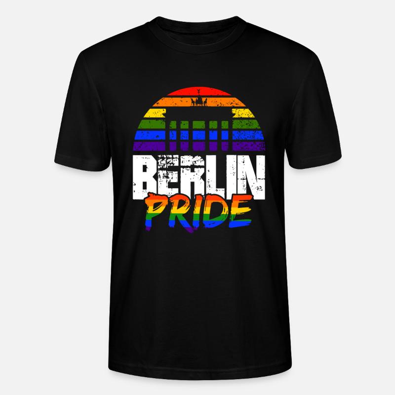 Pride Berlin - Stanley/Stella CRAFTER Unisex Organic T-Shirt - black