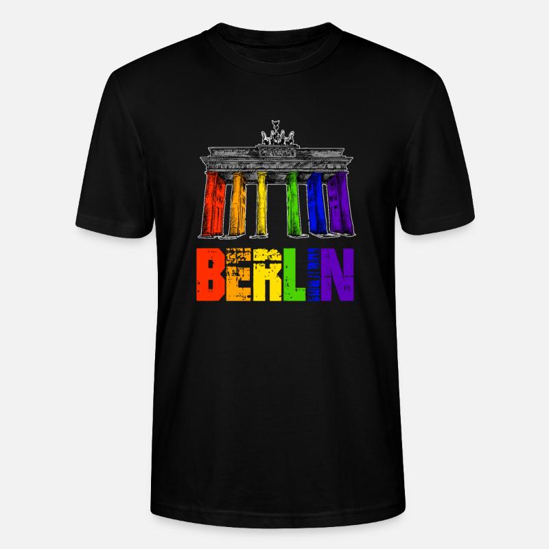 Pride Berlin - Stanley/Stella Unisex Bio-T-Shirt CRAFTER - Schwarz