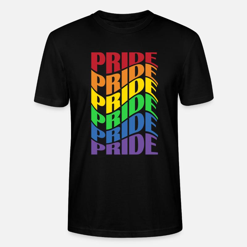 Pride LGBT Statement - Stanley/Stella Unisex Bio-T-Shirt CRAFTER - Schwarz